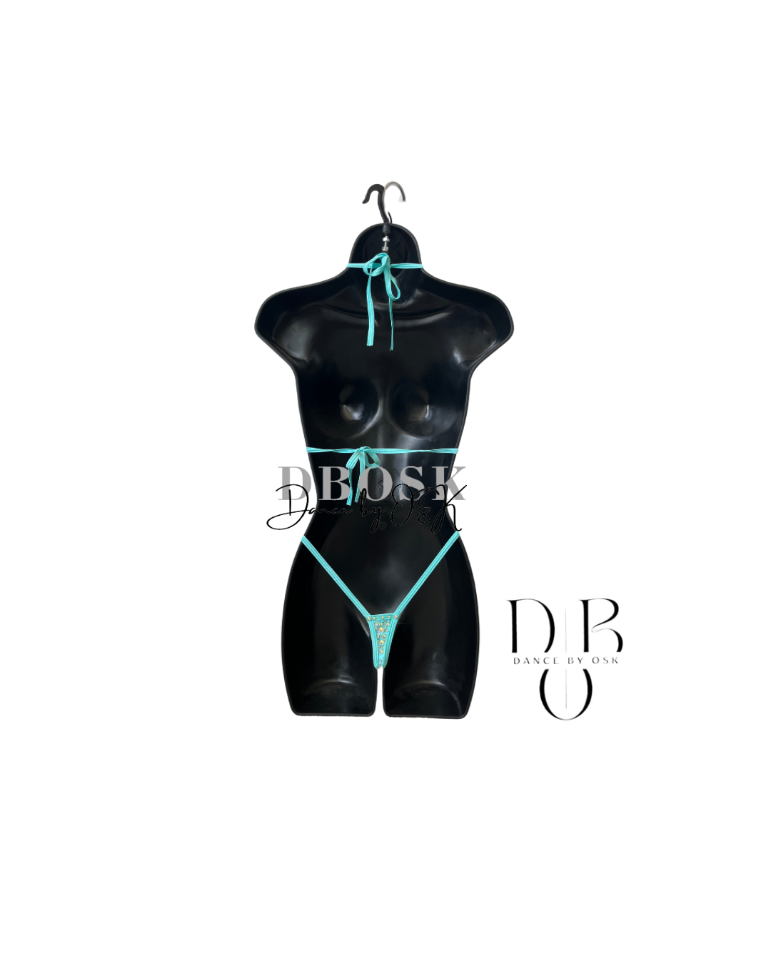 Simple thick back thong 2pc