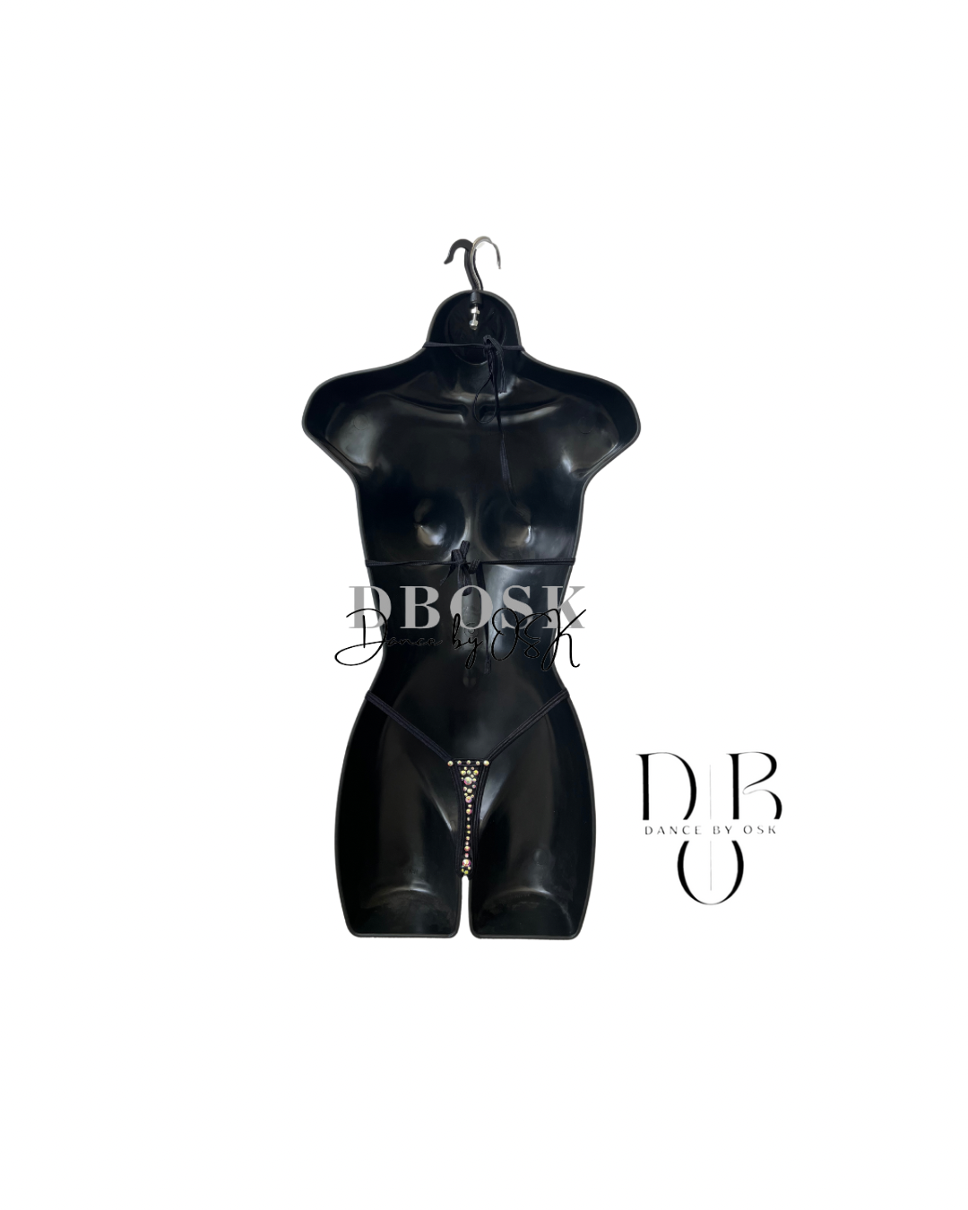 Simple thick back thong 2pc