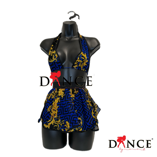 Mini Flare skirt sheer 2pc