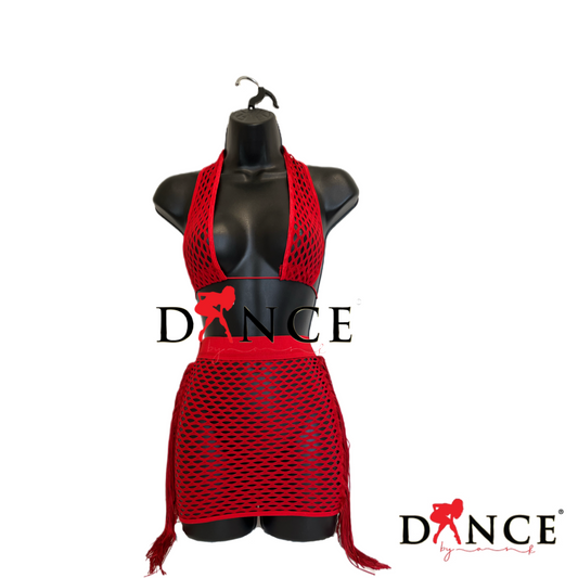 Flirt NET mini skirt 2pc