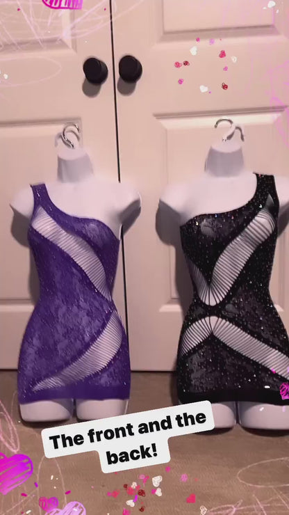 Shoulder Lean Dress 1pc